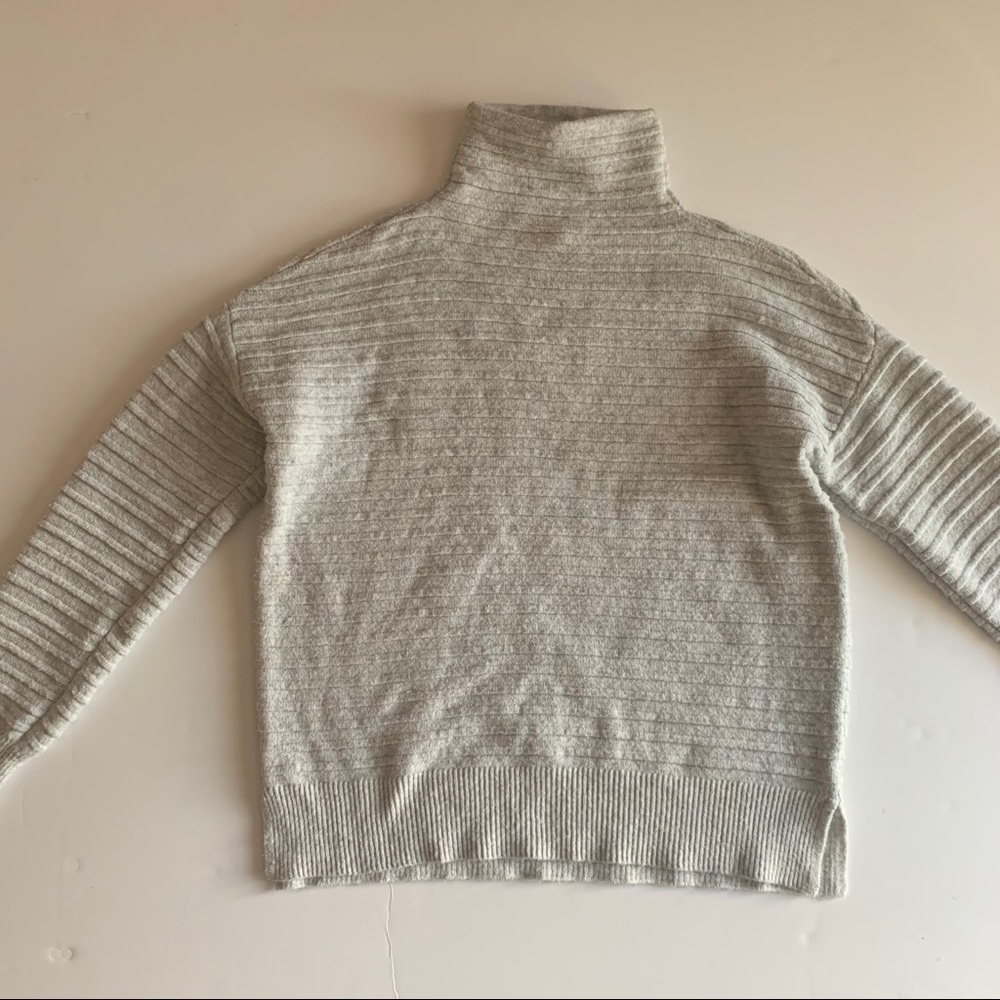 MARLED - Soft Ribbed Mock Turtleneck Sweater